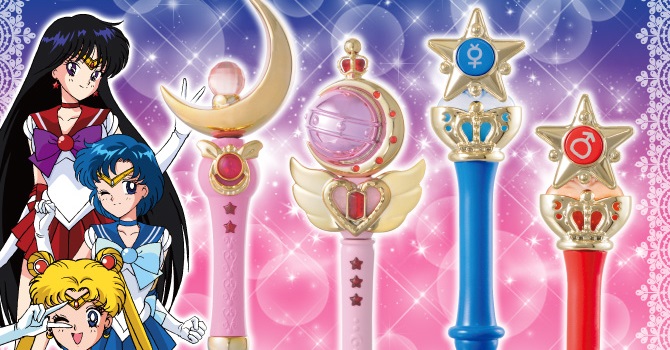 Bandai Sailor Moon Crystal Gashapon Can Vol 4 Stick Rod & Transformation Wands